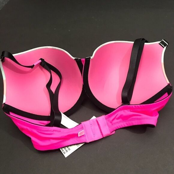 Victoria’s Secret wear everywhere Push Up Padded Pink Logo Bra - Picture 2 of 4